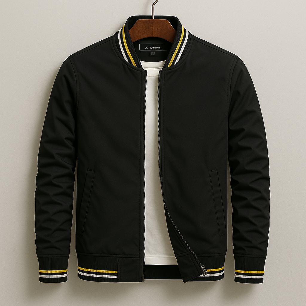 Havstå™ | Elegant Randig Bomberjacka