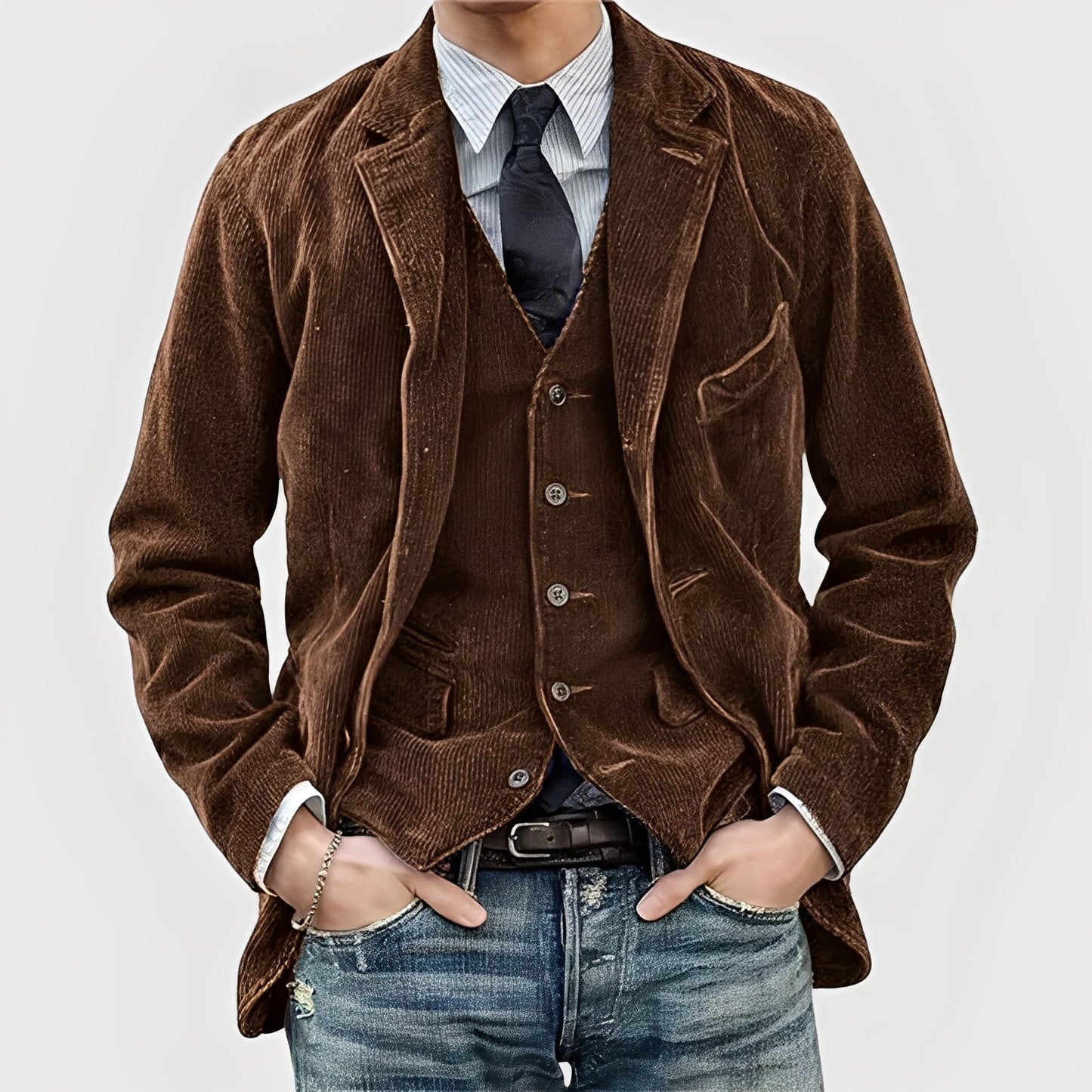 Herling | Väst och tröja i vintage-stil