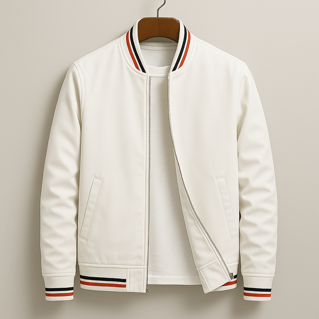 Havstå™ | Elegant Randig Bomberjacka