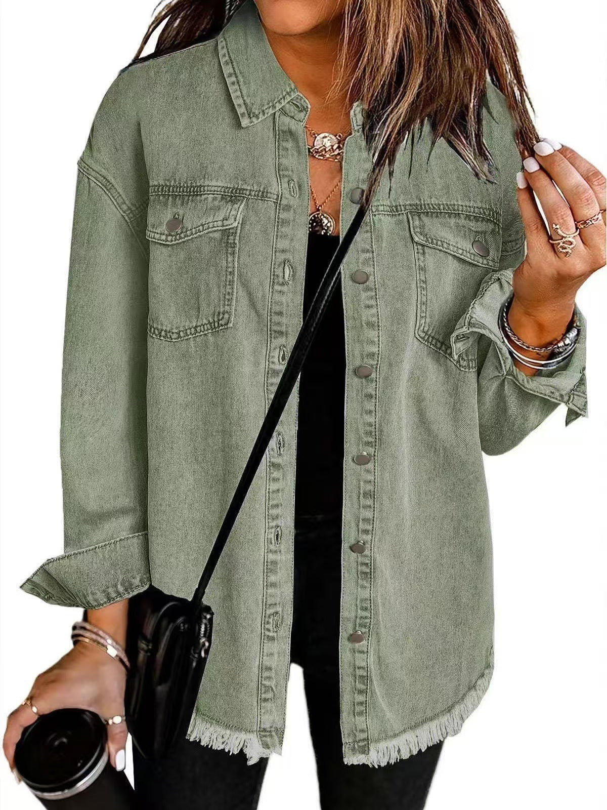 Stefania™ | Tidlös jeansjacka
