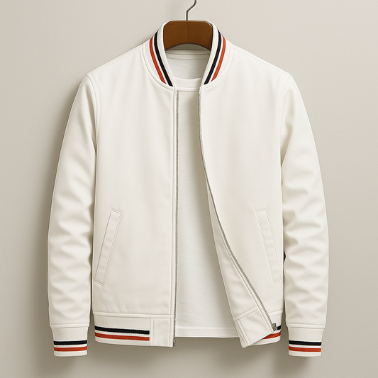 Havstå™ | Elegant Randig Bomberjacka